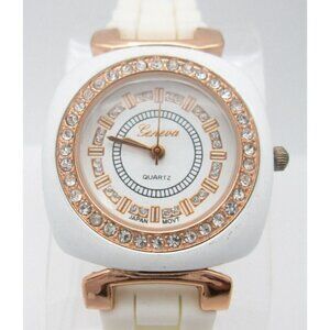 Women's Geneva Quartz WR Analog 34mm Dial Causal Round Watch (F29)